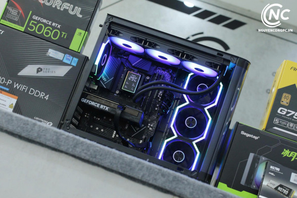 Bộ PC Gaming Intel Core i7-14700F, RAM 32GB, VGA RTX 5060 Ti 16GB