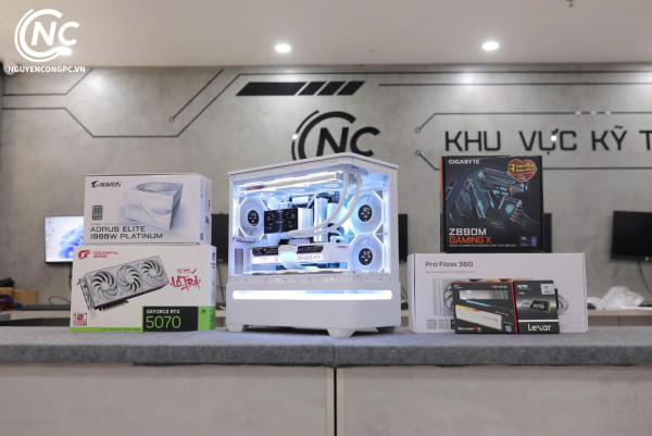 Bộ PC Gaming Intel Core Ultra 7 270K Plus, RAM 32GB, VGA RTX 5070 12GB