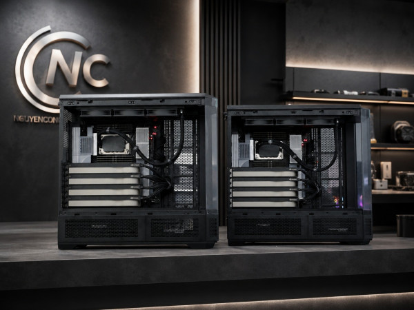Bộ PC AI AMD Ryzen Threadripper PRO 9985WX, 512GB RAM DDR5,4 VGA RTX PRO 6000 96GB 