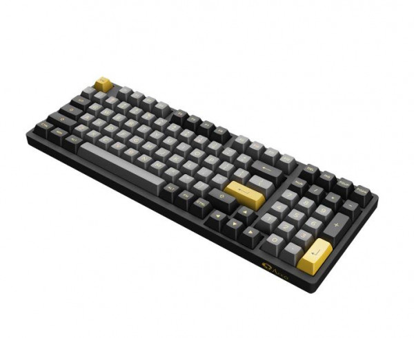 Bàn phím cơ AKKO 3098B Multi-modes Black Gold CS Jelly Pink switch