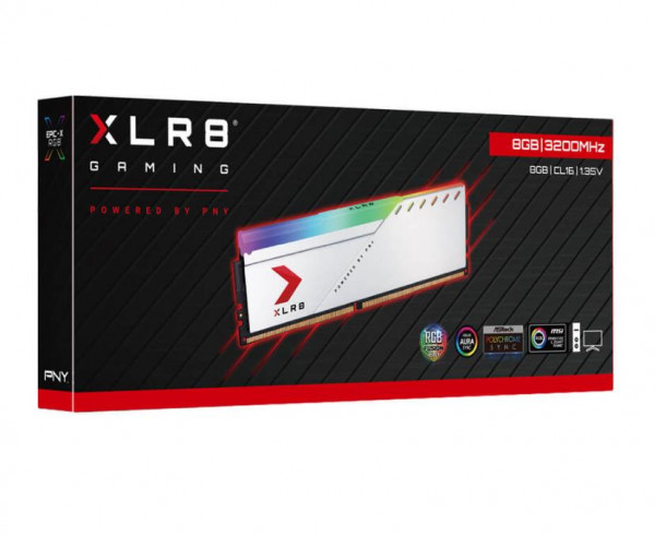 Ram 8GB 3200MZ XLR8 GAMING EPIC-X RGB SILVER