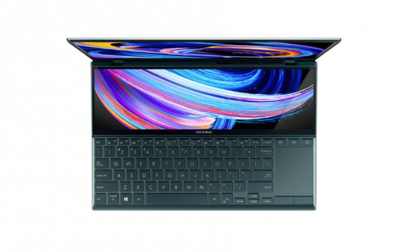Laptop Asus Zenbook Duo UX482EA-KA274T (i5-1135G7/ 8GB RAM/ 512GB SSD/ 14FHD, Touch/ VGA ON/ Win10/ Blue/ SCR_PAD/ Pen/ 2 Yrs)