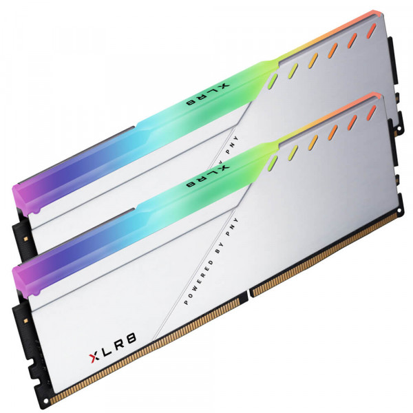 Ram PNY 8GB XLR8 Gaming DDR4 3200MHz Silver RGB 