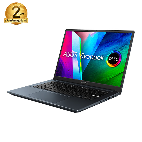 Laptop Asus Vivobook Pro M3401QA-KM040T (R7-5800H/ 8GB RAM/ 512GB SSD/ 14 OLED / AMD Radeon/ Win10/ Xanh xám / 2 Yrs)