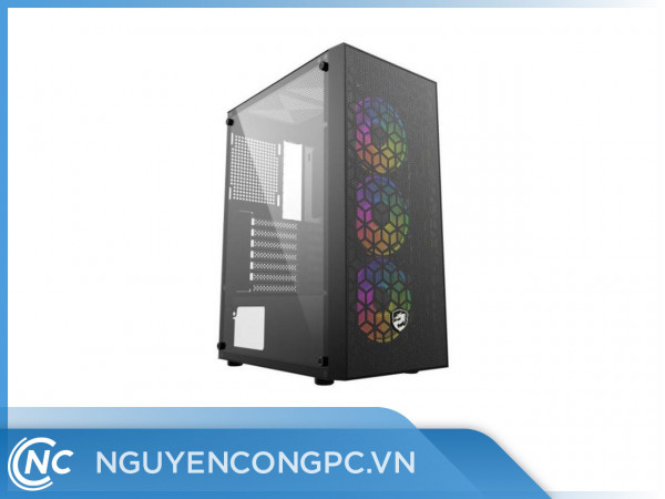 Vỏ case VITRA PHANTOM A8 BLACK 3FAN RGB