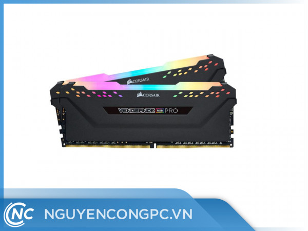Ram Corsair Vengeance RGB PRO Heat spreader 16GB (2x8GB) 3200Mhz Black DDR4 