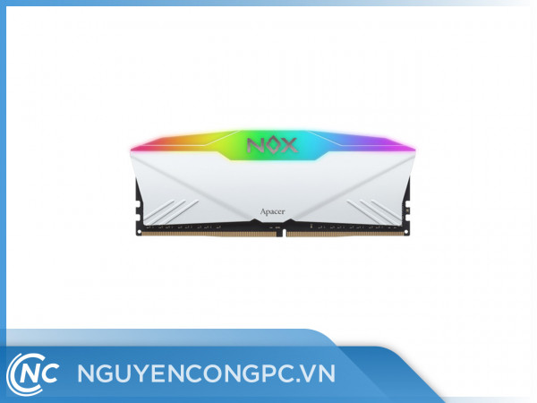 Ram Apacer OC NOX RGB White Aura 2 16GB (2x8GB) – 3600Mhz