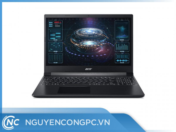 Laptop Acer Gaming Aspire 7 A715-42G-R4XX NH.QAYSV.008 (R5 5500U/ 8GB RAM/256GB SSD/15.6 inch FHD/GTX1650 4G/Win11/Đen/ 1 Yr)