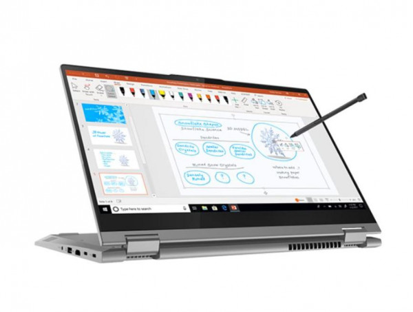 Laptop LENOVO ThinkBook 14s Yoga ITL 20WE007PVN ( i7-1165G7 / 8GB RAM/ 512GB SSD/ VGA On/ 14inch FHD Touch/ Win 11H/ Pen/Xám/ 2 Yrs)