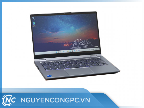 Laptop LENOVO ThinkBook 14s Yoga ITL 20WE007PVN ( i7-1165G7 / 8GB RAM/ 512GB SSD/ VGA On/ 14inch FHD Touch/ Win 11H/ Pen/Xám/ 2 Yrs)