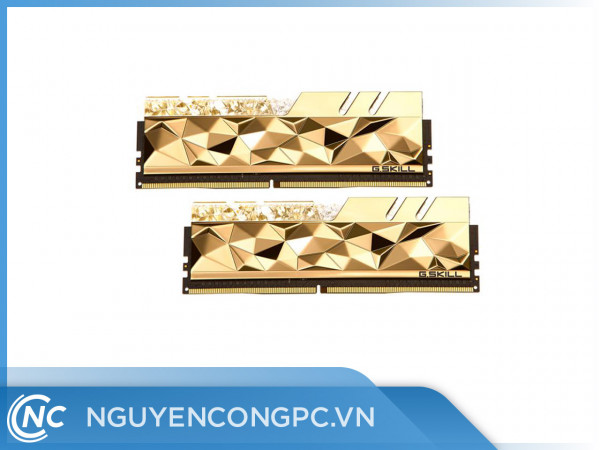 Ram Desktop Gskill Trident Z Royal Elite GOLD  (F4-3600C16D-16GTEGC) 16GB (2x8GB) DDR4 3600Mhz