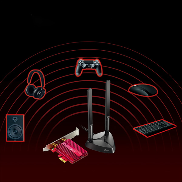 Card mạng WiFi 6 TPLink Archer TX3000E chuẩn AX3000 Bluetooth         