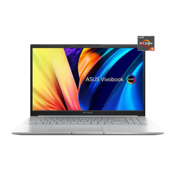 Laptop Asus Vivobook Pro M6500QC-MA002W (Ryzen 5 5600H/ 16GB/ 512GB/ RTX 3050 Max Q 4GB/ 15.6-Inch 2.8K OLED / Win 11/ Silver/ 2 Yrs)