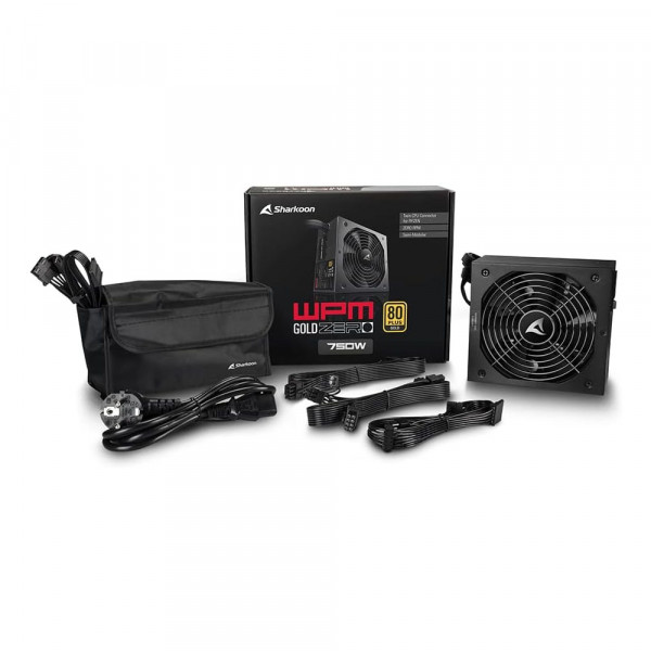 Nguồn máy tính Sharkoon WPM Gold ZERO 750W