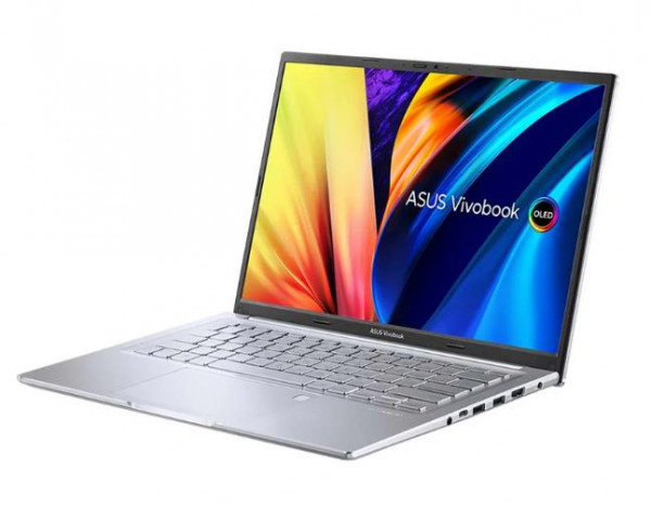 Laptop Asus Vivobook 14X OLED A1403ZA-KM067W (i5-12500H/ 8GB RAM/ 256GB SSD/ 14.0 OLED WQXGA/ VGA ON/ Win11/ Silver / 2 Yrs)