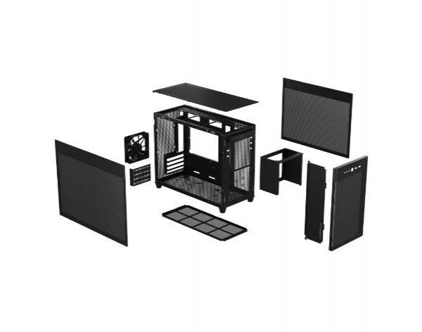 Vỏ Case Mini MicroATX ASUS Prime AP201 MESH BLACK (Matx / USB C / 33 lit)