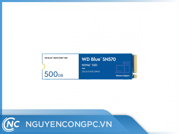 Ổ cứng SSD Western Digital Blue SN570 500GB NVMe PCIe Gen3x4 WDS500G3B0C