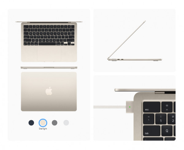 Laptop Apple Macbook Air M2 8GPU/8Gb/256Gb Starlight - MLY13SA/A