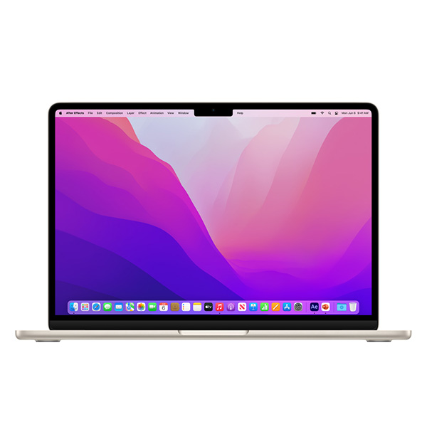Laptop Apple Macbook Air M2 8GPU/8Gb/256Gb Starlight - MLY13SA/A