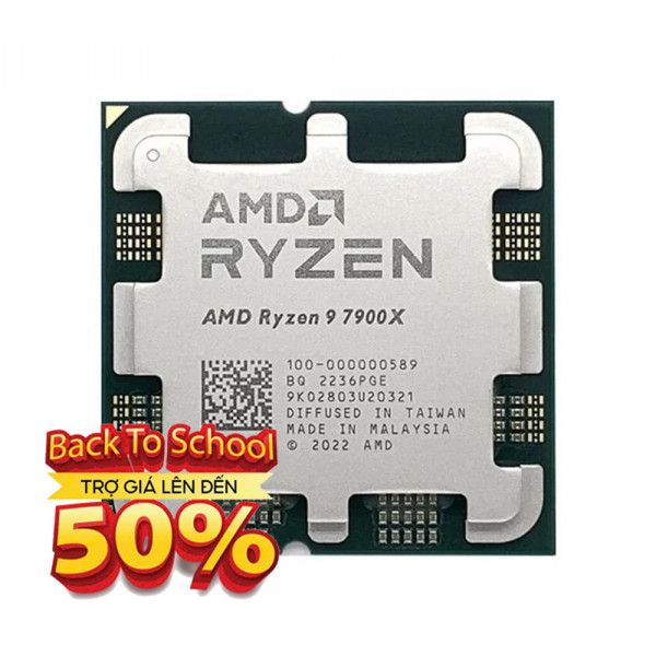 CPU AMD Ryzen 9 7900X TRAY NEW (4,7 GHz Boost 5,6 GHz | 12 Cores / 24 Threads | 64 MB Cache| PCIe 5.0)