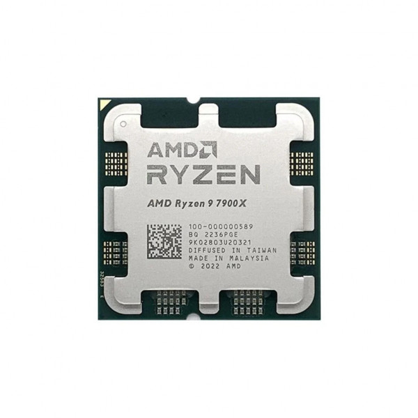 CPU AMD Ryzen 9 7900X TRAY NEW (4,7 GHz Boost 5,6 GHz | 12 Cores / 24 Threads | 64 MB Cache| PCIe 5.0)