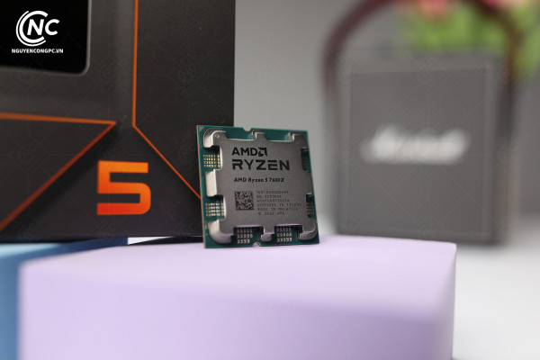 CPU AMD Ryzen 5 7600X (4,7 GHz Boost 5,3 GHz | 6 Cores / 12 Threads | 32 MB Cache| PCIe 5.0)