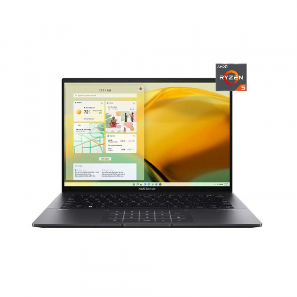 Laptop Asus Zenbook 14 OLED UM3402YA-KM074W (Ryzen 5-5625U/ 8GB RAM/ 512GB SSD/ VGA On/ 14" 2.8K/ Win 11/ Jade Black/ 2 Yrs)