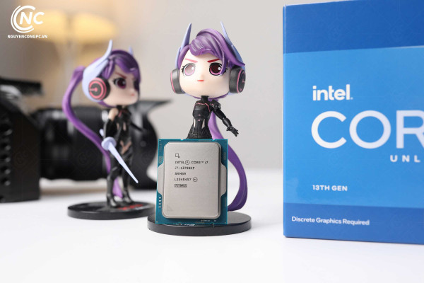 CPU Intel Core i7-13700KF (Up To 5.40GHz, 16 Nhân 24 Luồng, 30M Cache, Raptor Lake)