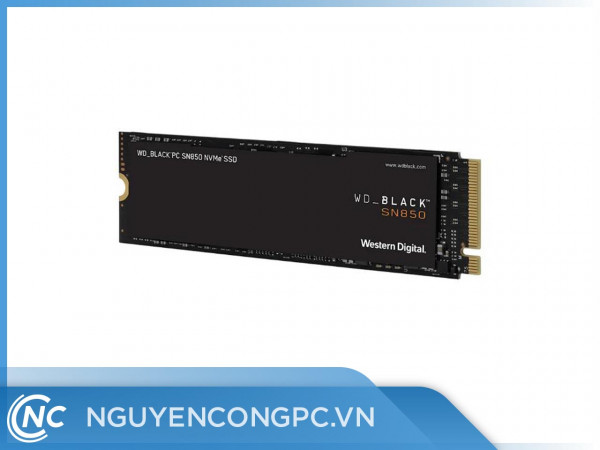 Ổ cứng SSD WD SN850 Black 1TB M.2 2280 PCIe NVMe 4x4 (Đọc 7000MB/s - Ghi 5300MB/s) - (WDS100T1X0E)