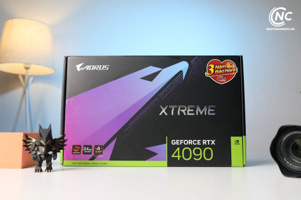 Card màn hình GIGABYTE AORUS GeForce RTX 4090 XTREME WATERFORCE 24G
