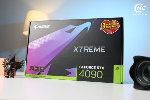 Card màn hình GIGABYTE AORUS GeForce RTX 4090 XTREME WATERFORCE 24G