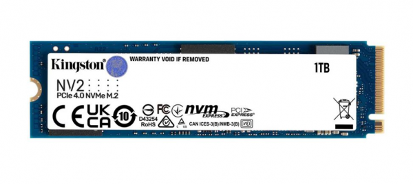 Ổ cứng SSD Kingston NV2 1TB PCIe 4.0 x4 NVMe M.2 (SNV2S/1000G)