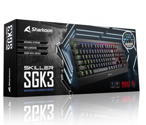 Bàn phím Sharkoon Skiller SGK3 Red Switch
