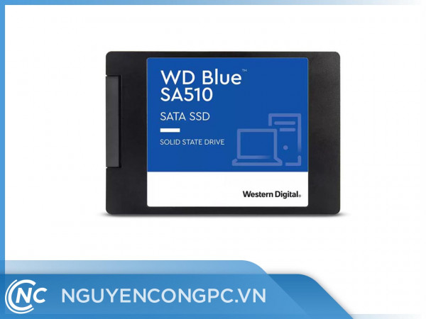 Ổ cứng SSD Western Digital SA510 Blue 1TB SATA 2.5 inch (Đọc 560MB/s - Ghi 520MB/s) - (WDS100T3B0A)