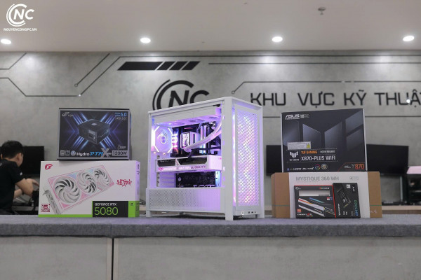 Bộ PC Đồ Họa AMD Ryzen 9 9950X, Ram 64GB, VGA RTX 5080 OC 16GB