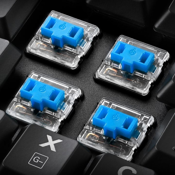 Bàn phím cơ Sharkoon PureWriter TKL RGB Black (Blue Switch) 