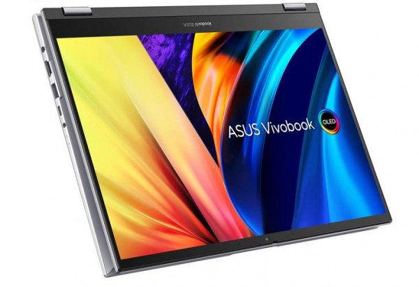 Laptop Asus Vivobook S Flip TN3402QA-LZ019W (Ryzen 5 5600H/  8GB RAM/  512GB SSD/ AMD Radeon / 14 inch WUXGA / Cảm ứng / Win 11 / Silver/ 2 Yrs)