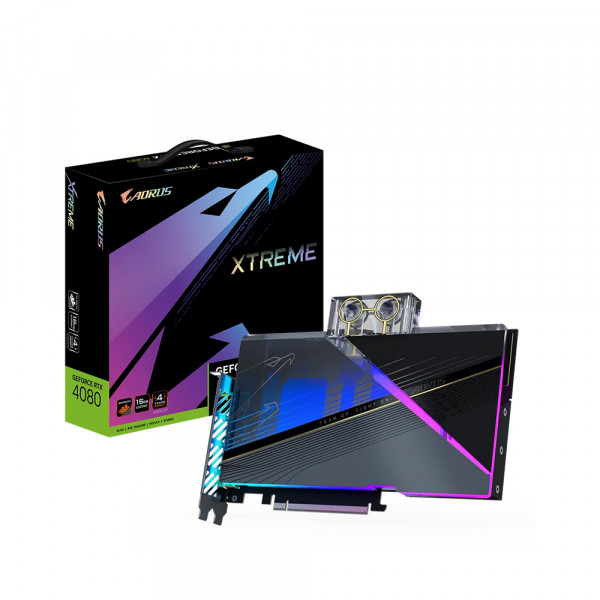 Card Màn Hình Gigabyte AORUS GeForce RTX 4080 16GB XTREME WATERFORCE WB (GV-N4080AORUSX WB-16GD)