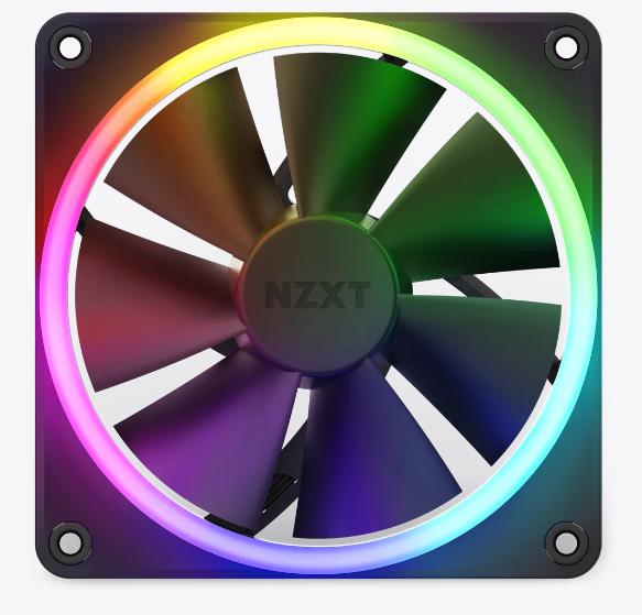 Fan Case NZXT F120RGB - 120mm RGB Fans - Single Black RF-R12SF-B1