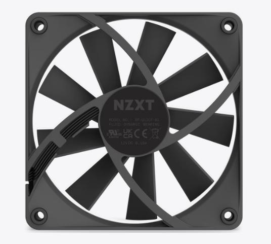 Fan NZXT F120Q Quiet AirFlow Fans Single Black (RF-Q12SF-B1) - 120mm
