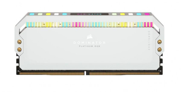 Ram Corsair DOMINATOR PLATINUM RGB 64GB (2x32GB) DDR5 5200MHz White (CMT64GX5M2B5200C40W)