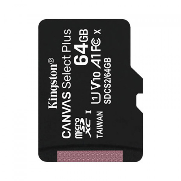 Thẻ Nhớ Kingston 64GB Micro SD 100R Class 10 SDCS2/64GBSP (Không Adapter)