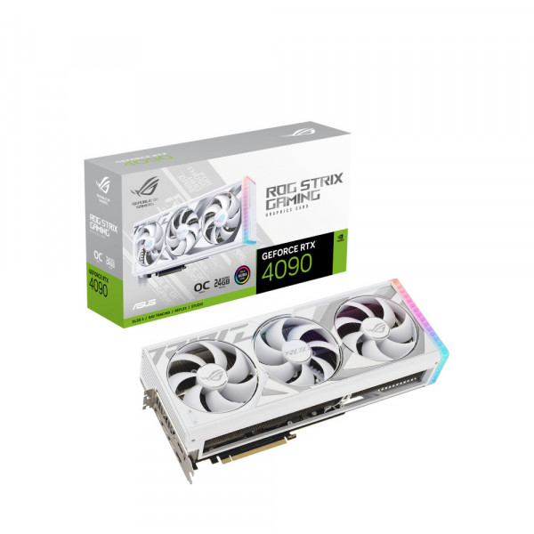 Card Màn Hình ASUS ROG Strix GeForce RTX 4090 OC White Edition 24GB GDDR6X