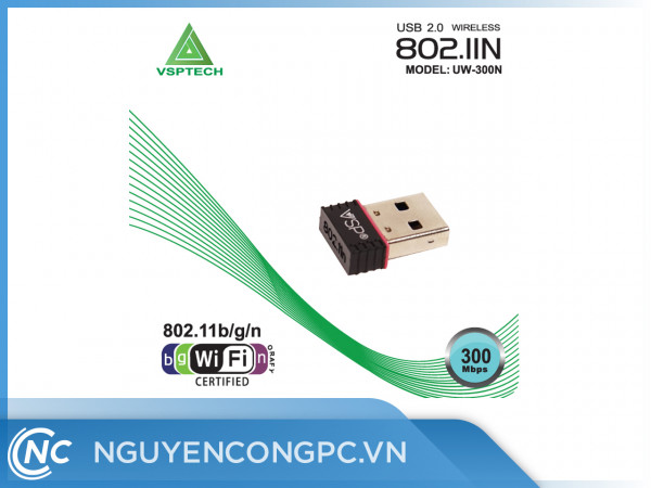 USB Wifi VSP 802.IIN UW-300N