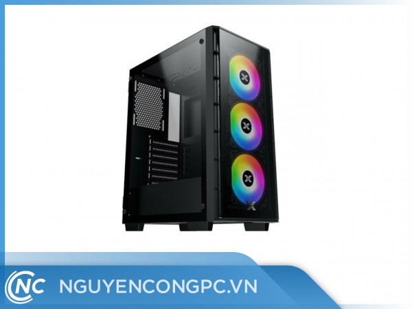 Vỏ case XIGMATEK ELITE 1 3FX (EN49769) - GAMING ATX, KÈM 03 FAN XIGMATEK X22 ARGB