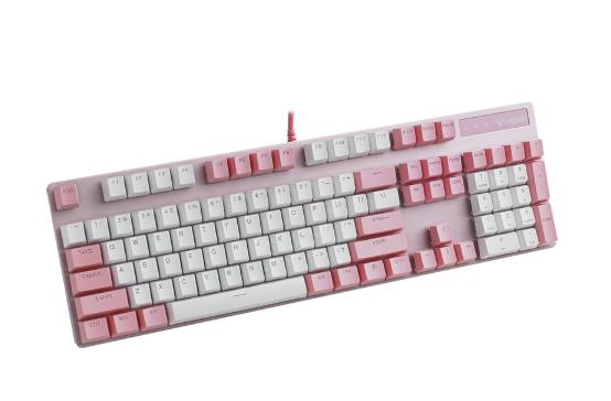 Bàn phím Gaming Rapoo V500Pro (Pink White) - Red Switch