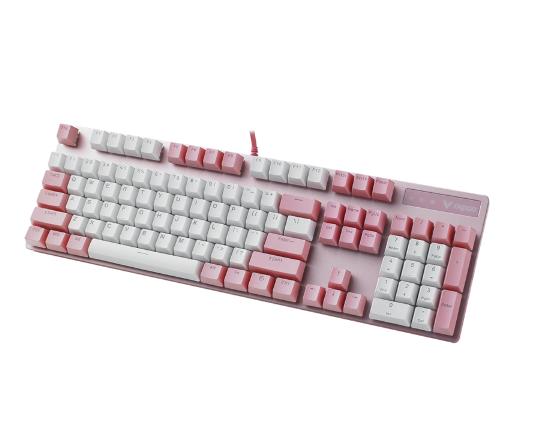 Bàn phím Gaming Rapoo V500Pro (Pink White) - Brown Switch