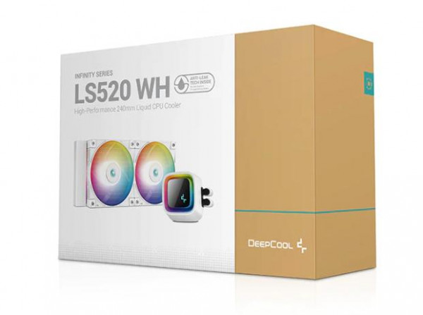 Tản Nhiệt Nước CPU Deepcool LS520 WH White Premium (2 fan 12cm)