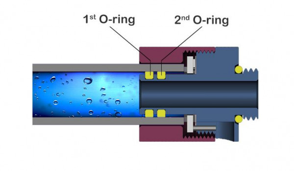 Ống nối Pacific RGB G1/4 PETG Tube 16mm OD 12mm ID (6 Pack Fitting) CL-W133-CU00BL - A Thermaltake