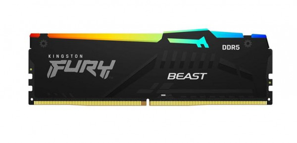 KIT RAM Kingston Fury Beast RGB 16GB (2x8GB) bus 5200 DDR5 (KF552C40BBAK2-16)